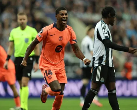 Marcus Rashford's Double Silences The Magpies' Celebrations and Secures Barcelona's Victory