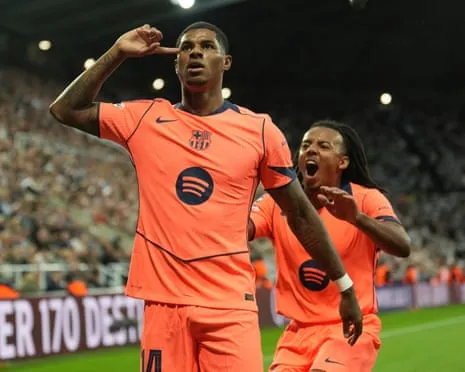 Striker disrupts the Magpies' big evening and claims: ‘I am evolving at the Catalan club’